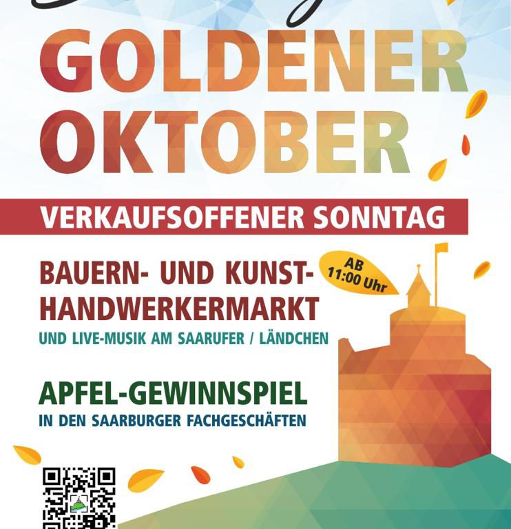 Goldener Oktober – verkaufsoffener Sonntag – 10. Oktober 2021