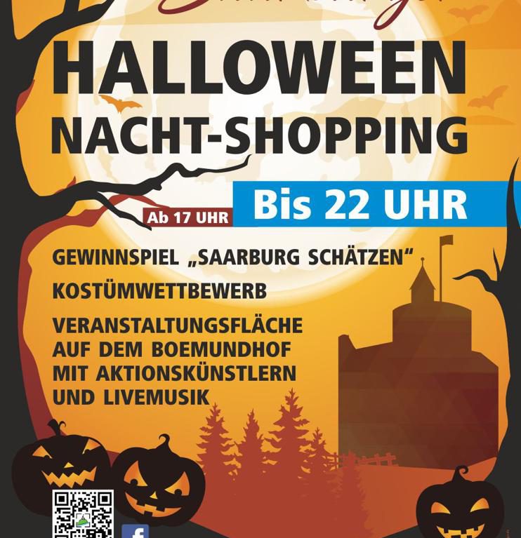 Halloween-Nacht-Shopping Freitag, 29.10.2021